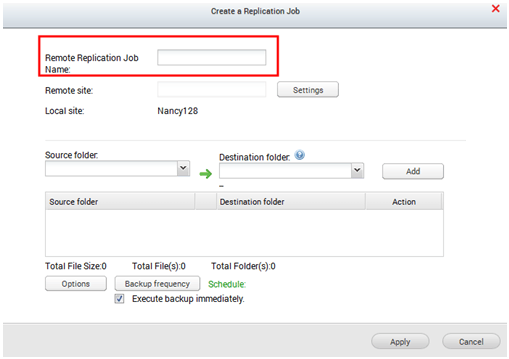 تنظیم Replication Remote در کیونپ NAS