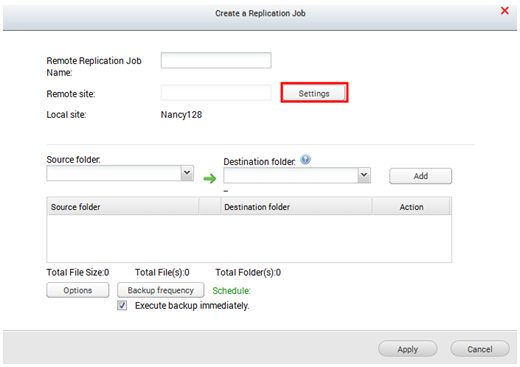 تنظیم Replication Remote در کیونپ NAS